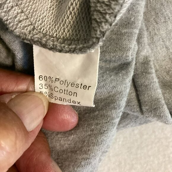 White Claws Sweatshirt "Santa Claws" Gray Crew Neck Long Sleeve Women's Sz Small - Picture 7 of 8